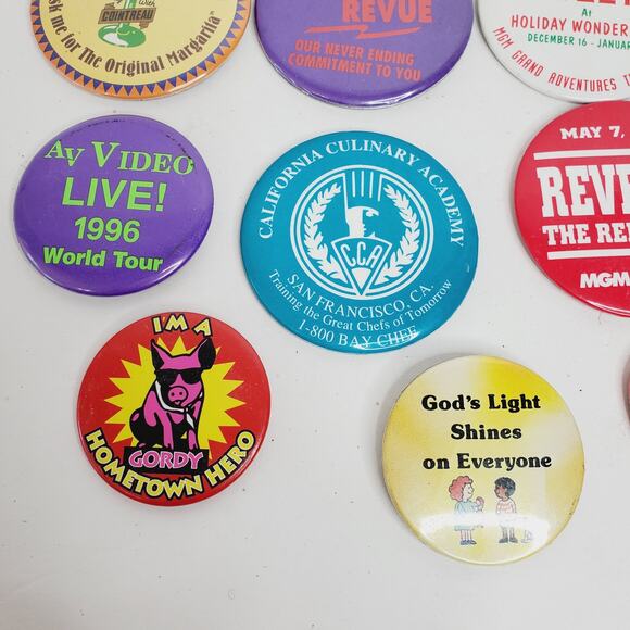 Vintage Pin Collection Gordy MGM Grand I Love Your Car God's Light Diamond Park - Picture 5 of 10